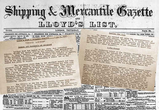 An Insurance Claim for the Titanic, Up For Sale?